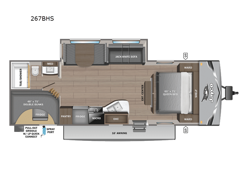 #16 2021 Jayco Jayflight 267BHS
